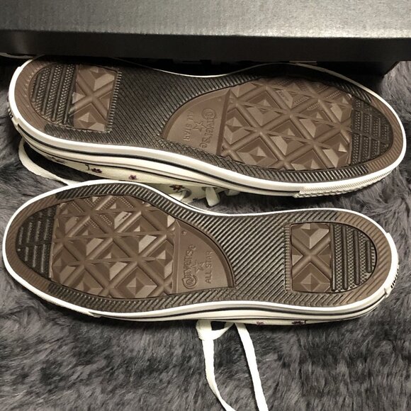 CONVERSE Unisex Chuck Taylor All Star Floral Embroidery, Size 8.5W/6.5M, A16521F - Picture 6 of 7